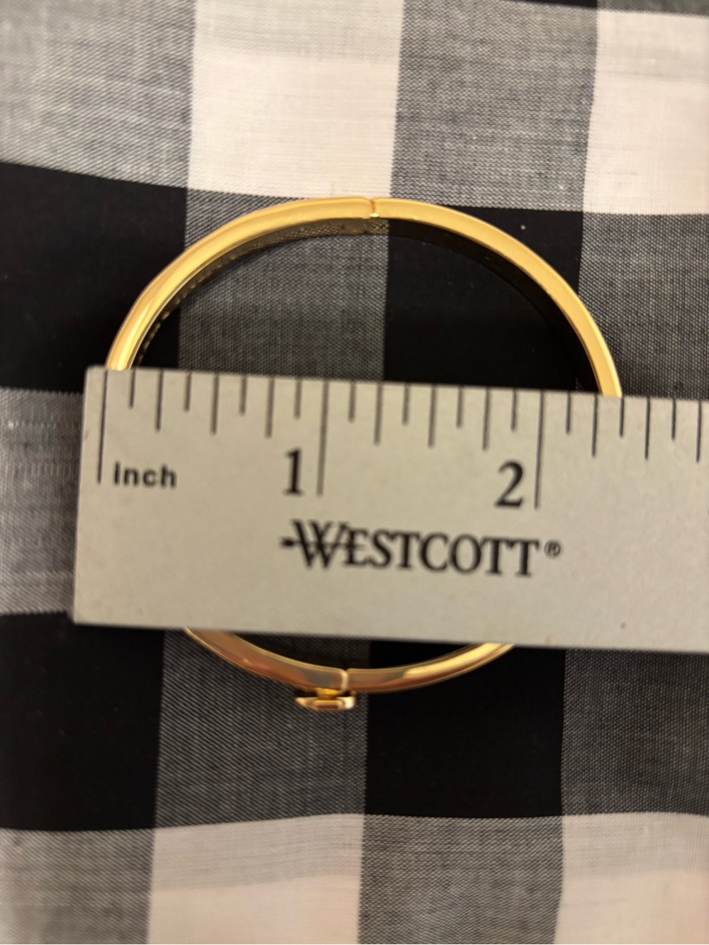kate spade Gold-Tone Bracelet with Fuchsia Enamel Inlay - Picture 8 of 8